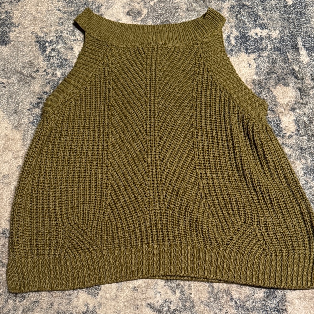 Nine West Mustard Knit Top